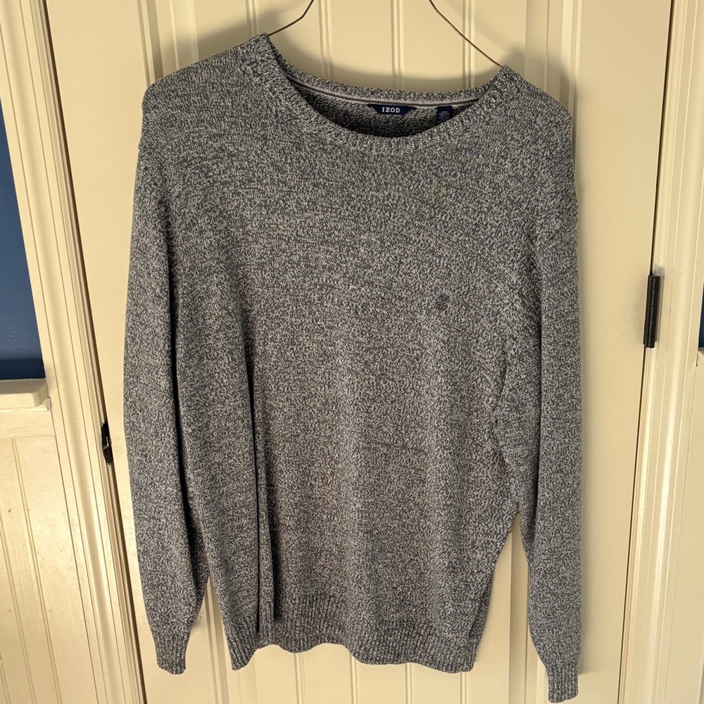 Izod Heather Gray Pullover Sweater